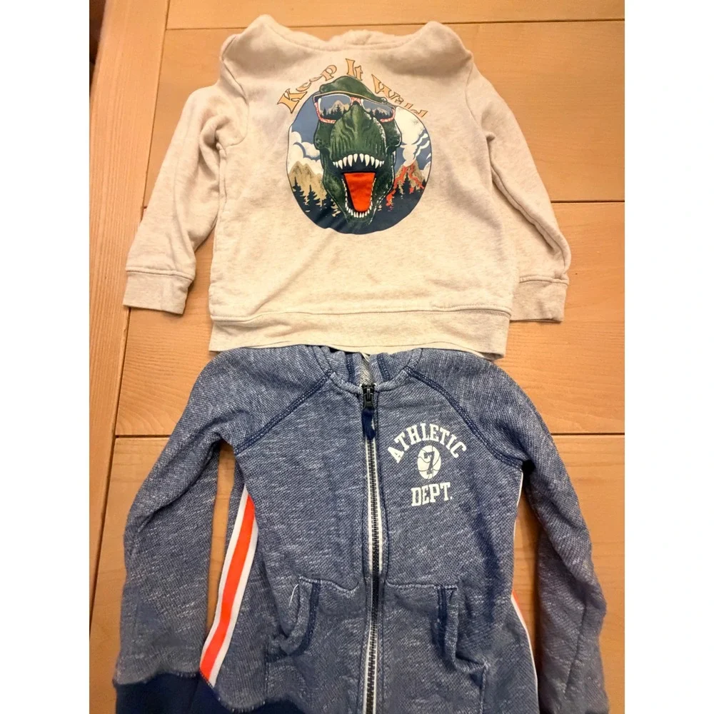 Mixed Brand Graphic T Shirt Hoodie Lot Boys Size 5-6 Casual Indie Skater
